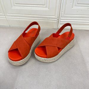 
Lady Shoes foreign trade original single women's shoes genuine leather new fashion round toe solid color thick bottom all-match fashion sandals