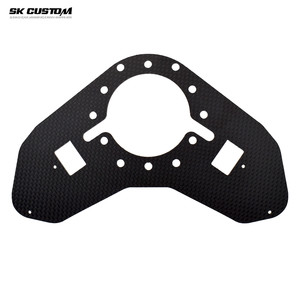 
Suitable for Honda Fit GK5 Fengfan modified racing steering wheel multi-function button bracket carbon fiber button board