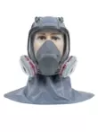 Mũ trùm mặt nạ phòng độc 6800, mặt nạ chống bụi, khói dầu, bảo vệ mặt, chống vi-rút và chống bụi đặc biệt để đánh bóng, trang trí và phun sơn