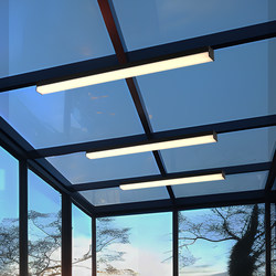 Special Lamp for Sunrooms, Outdoor Ceiling Lamp, Glass Canopy Ceiling Lamp, Long Strip High-Temperature Resistant Courtyard Ceiling Lamp, Balcony Lamp