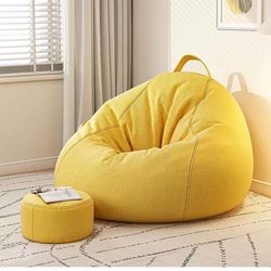 Bean Bag Lazy Sofa, Popular Online, for Living Room, Bedroom, Leisure, Tatami, Balcony, Lazy Chair, Can Recline and Sleep, Small Ottoman