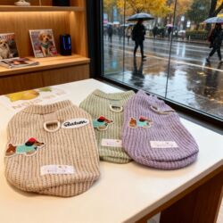 Foru Dog Clothes Pet Clothing Teddy Cat Winter Pet Clothes Thick New Korean Style Knitted Sweater