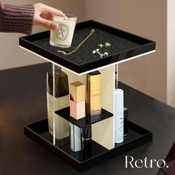 Rotating Acrylic Cosmetics Storage Rack, Accessible Luxury Desktop, High-End Skin Care Products, Perfume, Cream, Jewelry Storage Box