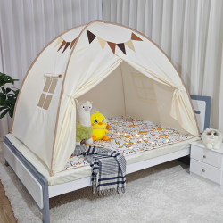 Large Children's Bed Tent, Mosquito-Proof, Single/Double, Household Mosquito Net, Separate Sleeping Solution, Indoor Playhouse, Anti-Fall