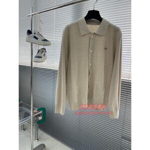 
Minimalist autumn and winter men's sweater knitted sweater pullover gentleman's long-sleeved lapel base warm gentleman's wool