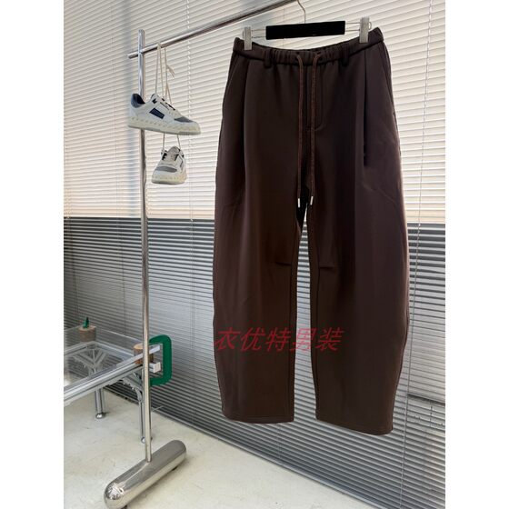 
2026 Spring and Summer Straight Leg Youth Pants Outdoor Lace Elastic Waist Casual Pants Men's Slim Korean Style All-Match Pants Trousers
