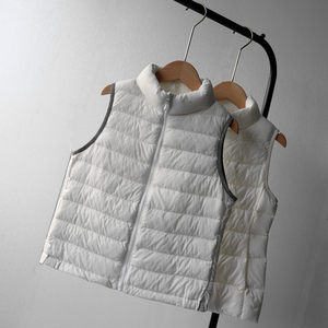 Autumn and winter Foreign trade new children's clothing versatile boys and girls wear inside and out of the outside, Chinese big children, warm vests light thin cotton vest
