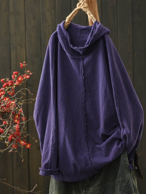 Long Down Jacket Retro Literary Print Hooded Cotton Jacket Lengthened Thick Loose Slit Windbreaker Jacket