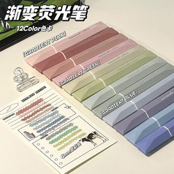 ins Gradient Highlighter Pens, High-Quality Color Markers, Student-Specific for Highlighting Key Points, Simple Marker Pens, Journal Pens