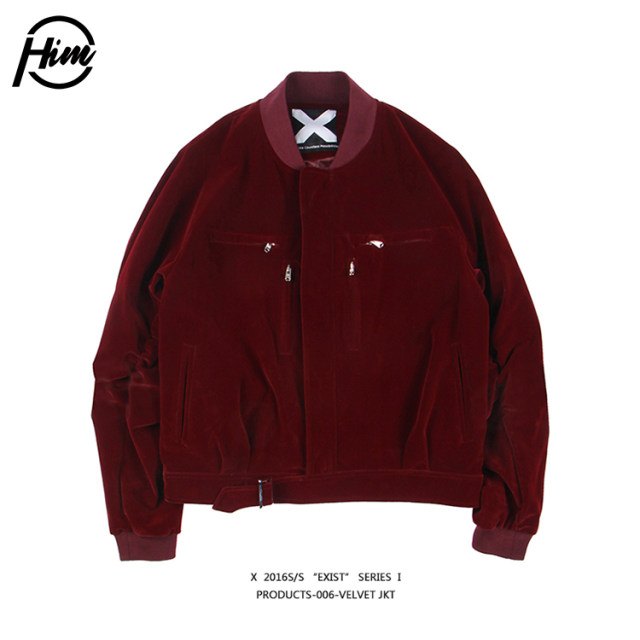 PHIM original design 2017 new autumn baseball stand collar retro zipper