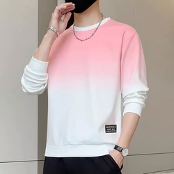 Autumn Long-Sleeve T-Shirt for Men, Men's Base Layer Shirt, Loose Jacket, Sweatshirt, Men's 2025 New Trendy Outerwear