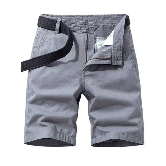 Short pants men's summer thin exterior wears trendy cotton sports beach leisure 5 points loose workplace pants pants