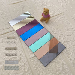 In-Stock Mirror Stainless Steel Nameplate Blank Board Laser Engraving Hotel Employee Badge Rounded Corner Pin Magnet Type