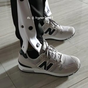 
New Balance565 series light gray D wide men and women same low top sports wear-resistant casual shoes ML565CLG