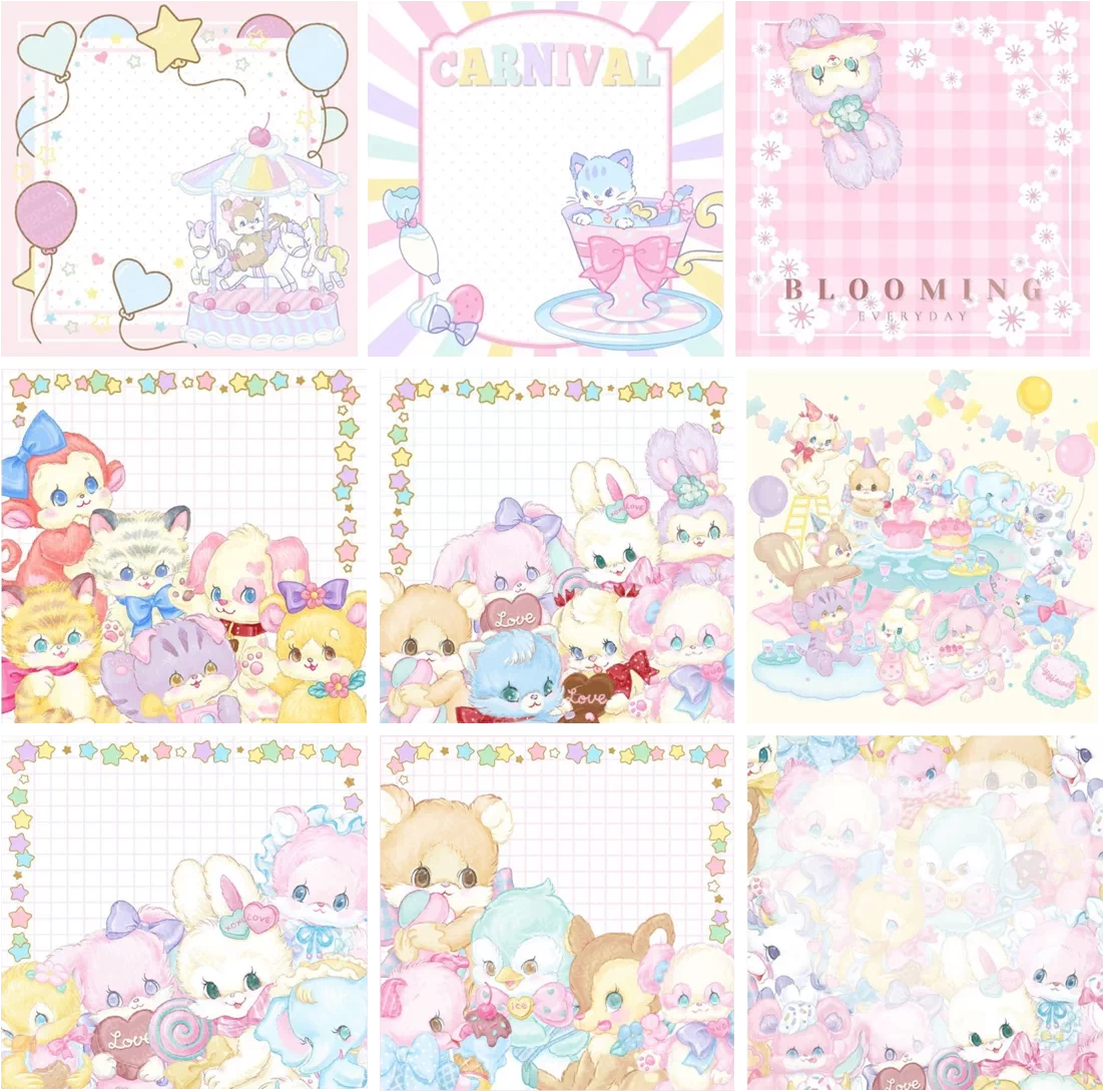 おすそ分けファイル ayyjewel 紙モノ コラージュ メモ Baby おすそ分け