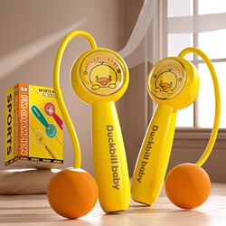 Geqi Cordless Jump Rope for the Elderly, Fitness Beginners, and Non-Tripping Soft Rope for Exercise and Balance Training