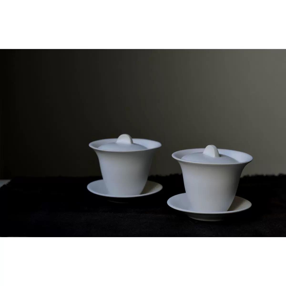 うつわ　器　盖碗　茶器 一物】日本安藤雅信白釉盖碗茶器茶具茶道零配国内现货