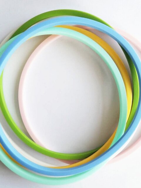 GlassLock lunch box silicon glue sealing ring glass food grade fresh lunch box resistance high temperature replacement pad