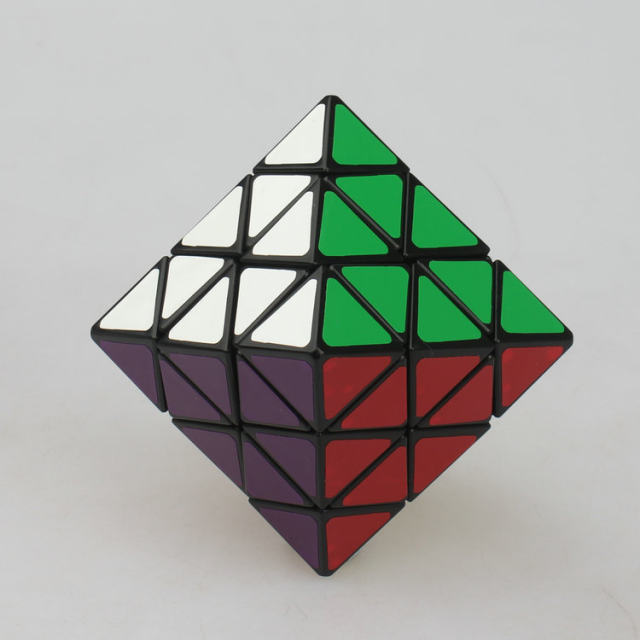 Blue Blue Octahedron Magic Cube Face Turning Octahedron Diamond Face Turning Cube