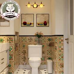 Retro American-Style Antique Tiles 200X200 Bathroom Kitchen Balcony Restaurant Bar Tiles Wall and Floor Tiles All-Ceramic