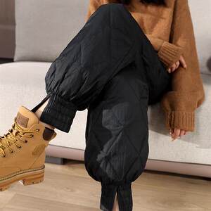 
Down pants for women's outer wear in winter 2025 new small people's feet warm white duck down outdoor cold-proof snow cotton pants
