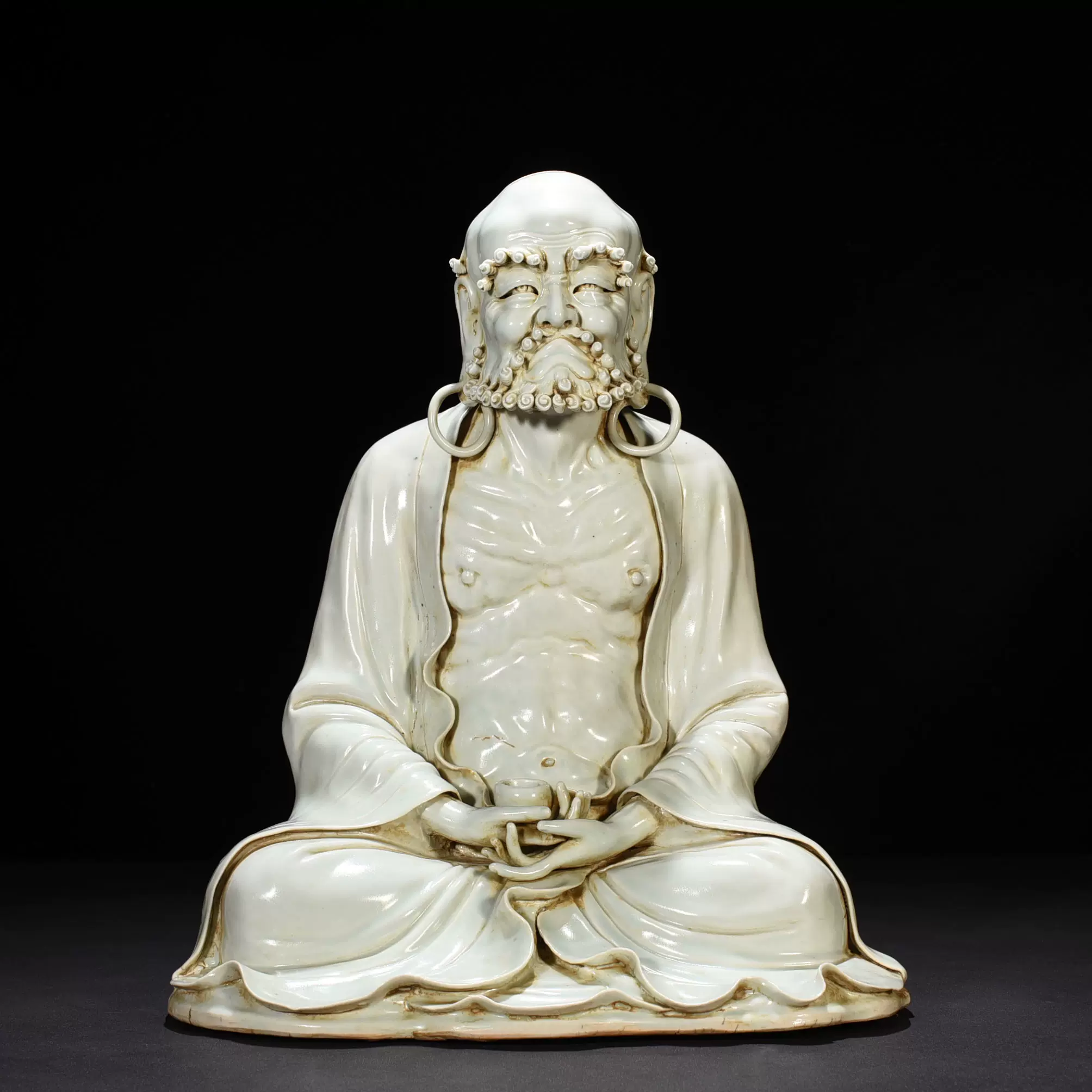 陶芸 明 大德◇吉祥坊款梵文壺◇ 中国古董品 中国古