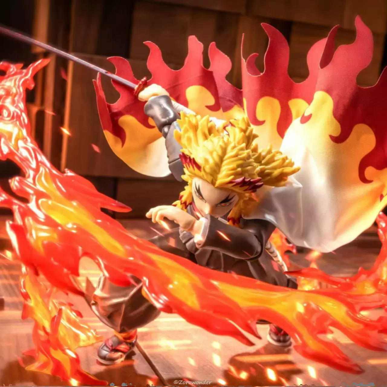 S.H.Figuarts煉獄杏寿郎 布製マント鬼滅の刃 figma兼用 本体なし KoP