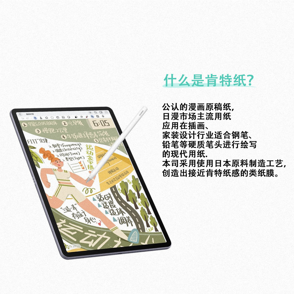 Special nano suction cup removable paper film for soft light screen ...