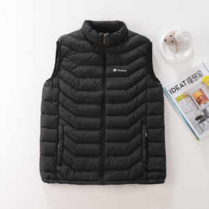 
Autumn and winter horse clip men's vest down cotton warm vest fashionable loose men's simple vest thickened cotton clothing