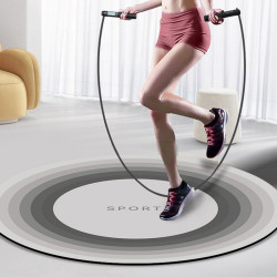 Indoor Jump Rope Shock-Absorbing Mat, Round Yoga Mat, Fitness Mat, Home Silent Non-Slip Exercise Mat, Shock-Proof Mat, Soundproofing
