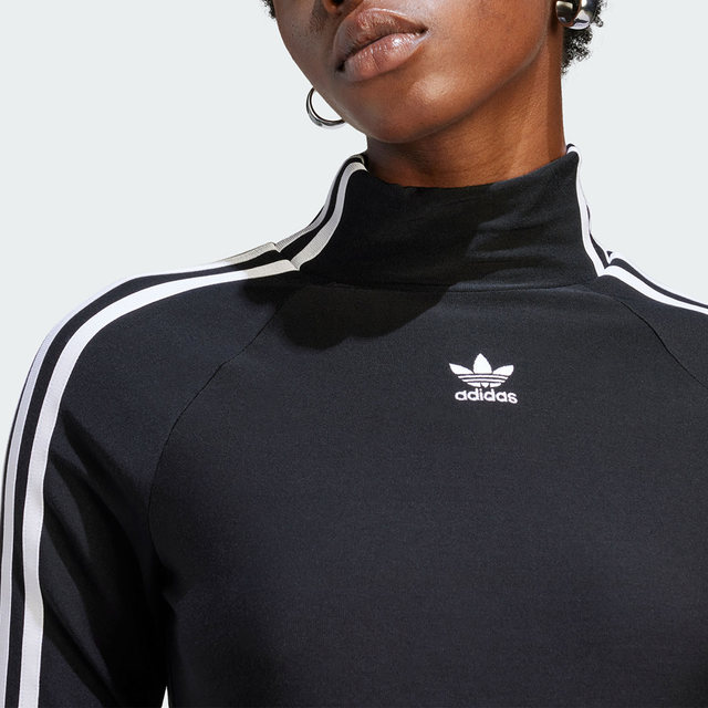Adidas/Adidas genuine Clover women's fashionable half-high neck long ...