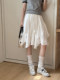 LILI EDIT/Nius unique irregular design lace layered short skirt for women in summer small skirt