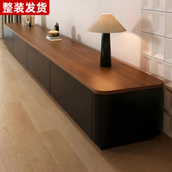 Tv Cabinet for Living Room, 2026 New Model, Light Luxury, High-End, Mid-Century Style Coffee Table, Tv Floor-Standing Cabinet Set