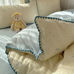 High-Weight Embroidered Four-Piece Set Pure Cotton 2025 New Model Bed Sheet Duvet Cover Student Dormitory Three-Piece Set