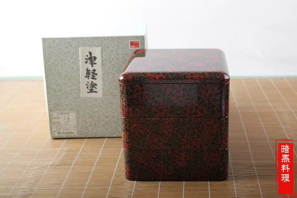日本漆器金箔瑞雲平安象彦漆器竹制漆器茶盘果子盘御用品共箱-Taobao 