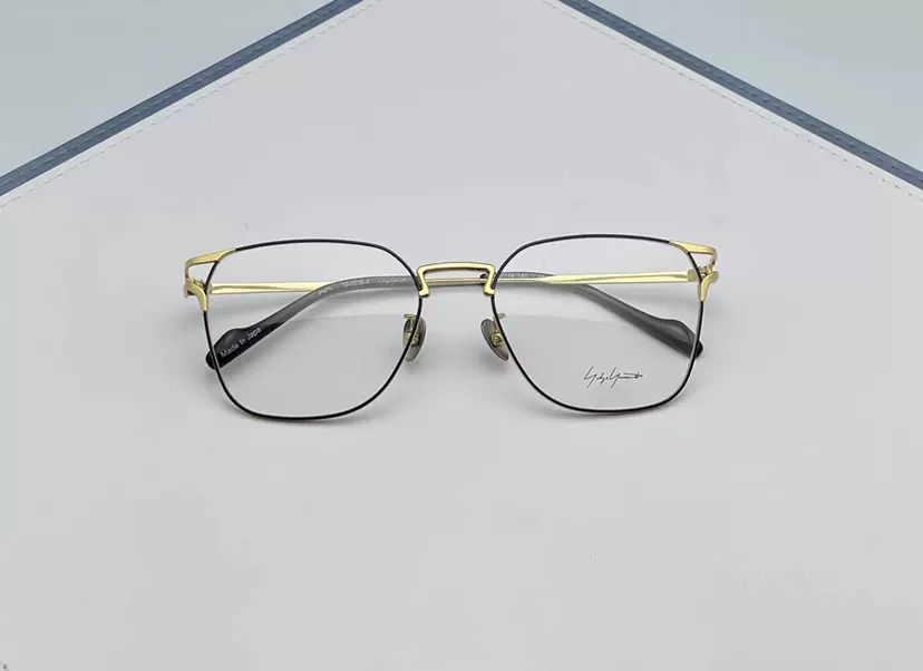 日本潮牌Yohji Yamamoto山本耀司19-0034眼镜框男女近视纯钛个性-Taobao