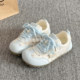 
Lulu Dan retro moral training shoes for women 2025 new popular spring and autumn thin-soled sports shoes versatile Korean sneakers