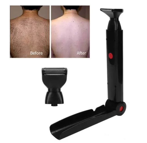 跨境新品USB充电背部剃毛器双头背部脱毛器电动剃须刀背部刮毛器-Taobao