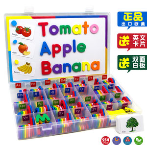 Export Foreign Trade English Letter Magnetic Pascurring Magnetic Sumi Teachers Children English Popular Word Magnet Toys