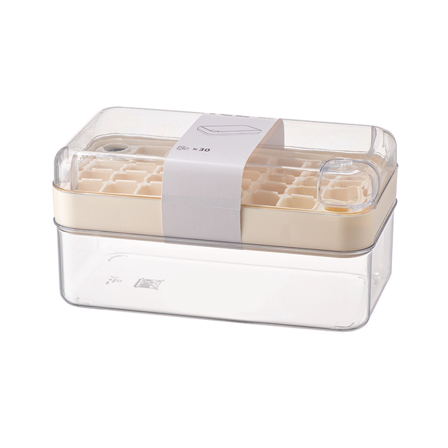Jeetee ice cube mold food grade press ice tray home refrigerator