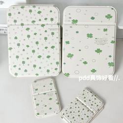 New Four-Leaf Clover Folding Mirror, Flip-Top Desktop Standing Makeup Mirror, Available in Various Sizes, Anti-Drop Touch-Up Mirror, Portable for Travel