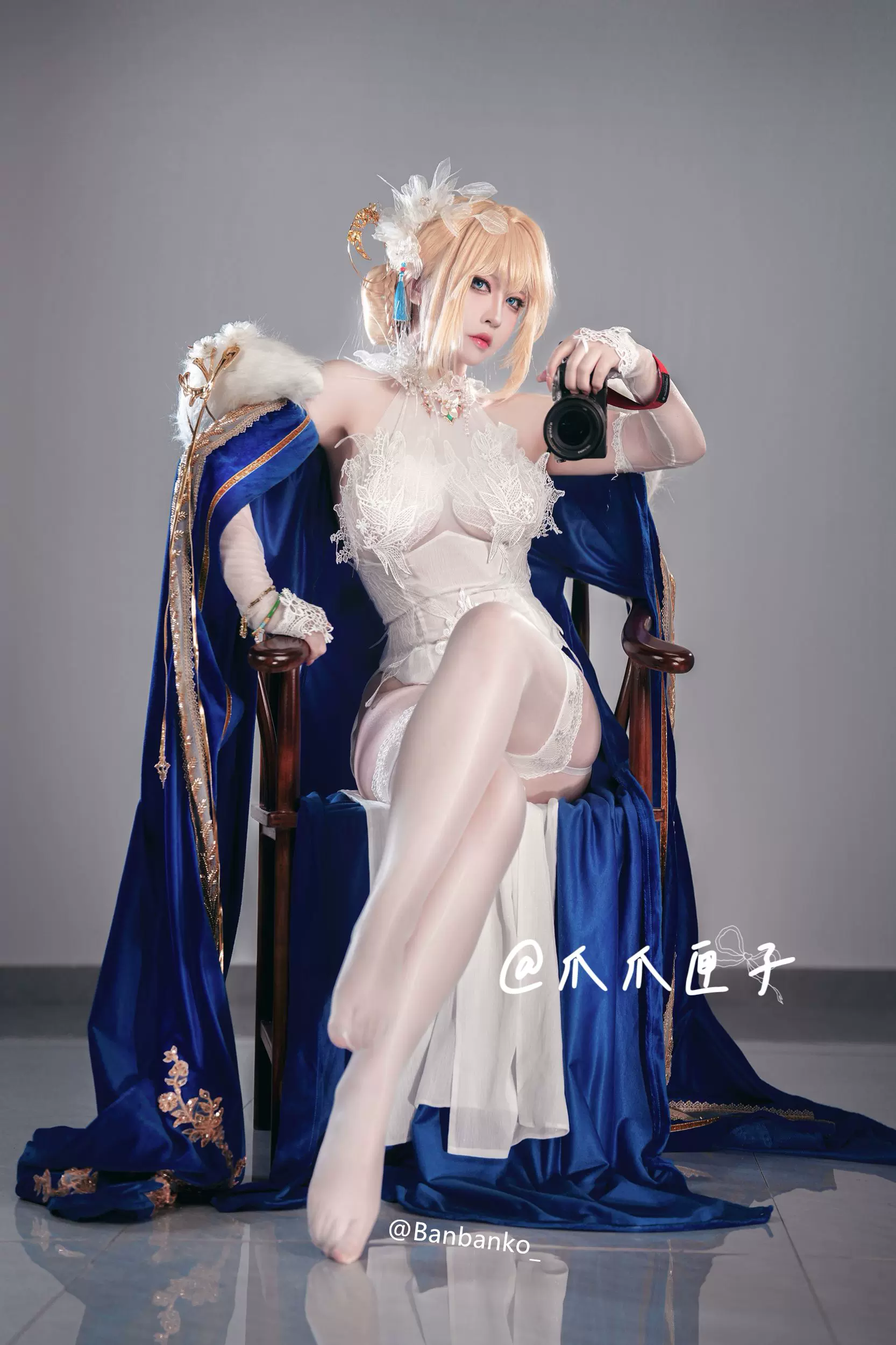 爪爪匣子】碧蓝航线大山祈愿的巫女兔cosplay 定制