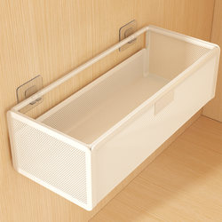 Wall-Mounted Storage Rack Dormitory Hanging Basket Student Bedside Wall Storage Rack Wall-Mounted Storage Basket No-Drill Shelf