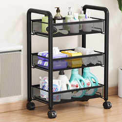 Bathroom Storage Rack, Specialized for Bathrooms and Toilets, Various Multifunctional Tools, Floor-Standing Small Cart, New All-In-One Household Use