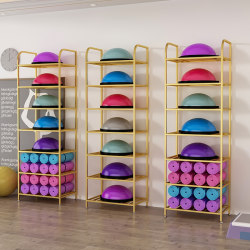 New Multi-Layer Wave Ball Storage Rack, Yoga Mat Storage Rack, Yoga Ball Semi-Circular Ball Rack, Balance Ball Display Rack