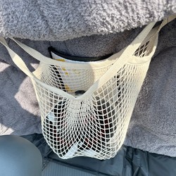 Electric Vehicle Front Storage Bag, Helmet Storage Pouch, Safety Helmet Full-Face/Half-Face Storage Organizer, Portable Storage Bag