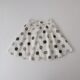Spring and Autumn Women's Skirt Cotton Rear Zipper Loose Umbrella Skirt Polka Dots Fashionable and Versatile Commuter A-line Skirt F6