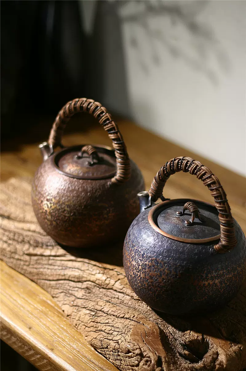 煎茶道具 玉川堂 銅器 やかん 茶器 水注 銅製 玉川堂製口打出鎚