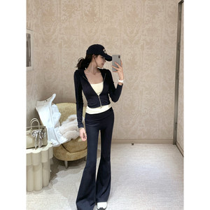 
[Warm Velvet 'Paper Man'] sporty chic super extended warm brushed jacket/trousers/comic chest