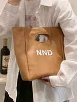 Niche Design Bag Women's Large Capacity 2023 New Fashion Simple Handbag Wrist Bag Premium Bucket Bag
